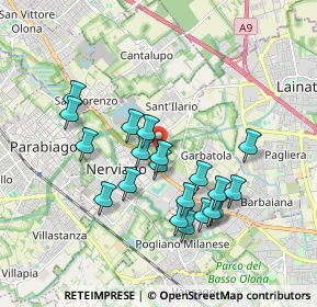 Mappa Via Gian Battista Pergolesi, 20014 Nerviano MI, Italia (1.672)