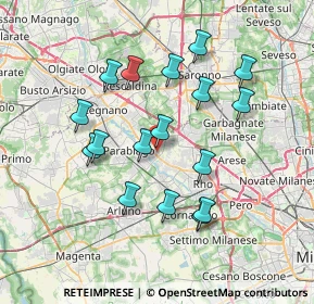 Mappa Via Gian Battista Pergolesi, 20014 Nerviano MI, Italia (6.8)