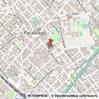 Mappa Via Santa Maria, 39, 20015 Parabiago, Milano (Lombardia)