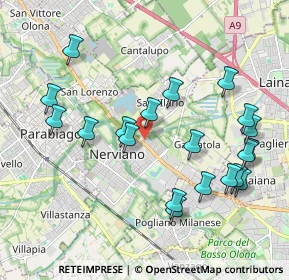 Mappa Via Enrico Toti, 20014 Nerviano MI, Italia (2.1085)