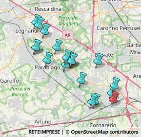 Mappa Via Enrico Toti, 20014 Nerviano MI, Italia (3.51)