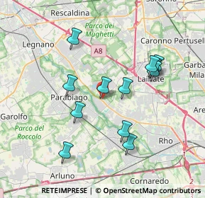 Mappa Via Enrico Toti, 20014 Nerviano MI, Italia (3.44917)