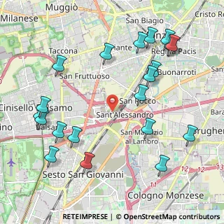 Mappa Via Fratelli Bandiera, 20092 Cinisello Balsamo MI, Italia (2.4945)
