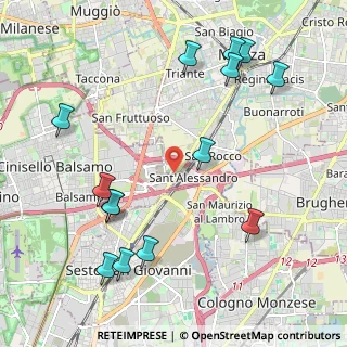 Mappa Via Fratelli Bandiera, 20092 Cinisello Balsamo MI, Italia (2.495)