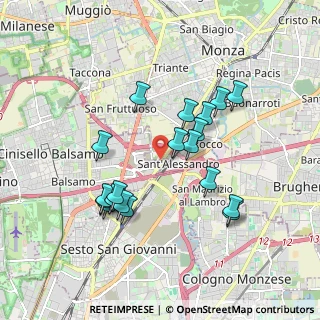 Mappa Via Fratelli Bandiera, 20092 Cinisello Balsamo MI, Italia (1.72053)