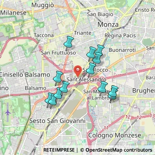 Mappa Via Fratelli Bandiera, 20092 Cinisello Balsamo MI, Italia (1.62077)