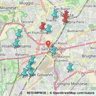 Mappa Via Fratelli Bandiera, 20092 Cinisello Balsamo MI, Italia (2.43769)