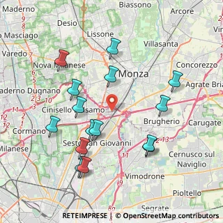 Mappa Via Fratelli Bandiera, 20092 Cinisello Balsamo MI, Italia (4.06733)