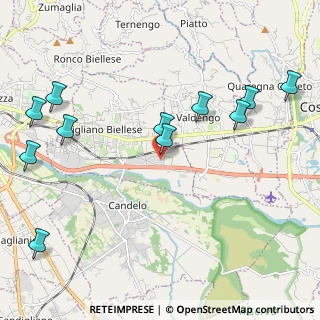 Mappa Via delle Industrie, 13856 Vigliano Biellese BI, Italia (2.51091)