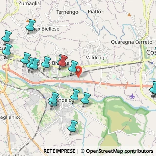 Mappa Via delle Industrie, 13856 Vigliano Biellese BI, Italia (2.79684)