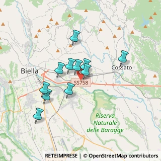 Mappa Via delle Industrie, 13856 Vigliano Biellese BI, Italia (2.93273)