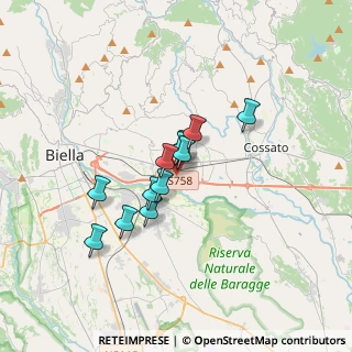 Mappa Via delle Industrie, 13856 Vigliano Biellese BI, Italia (2.36083)