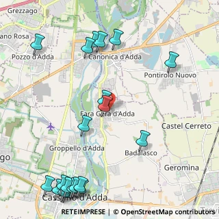 Mappa Via Pontirolo, 24045 Fara Gera d'Adda BG, Italia (2.9605)