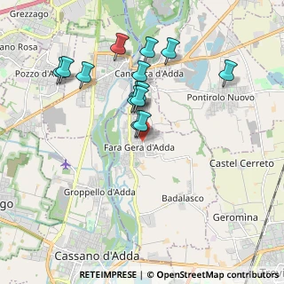 Mappa Via Pontirolo, 24045 Fara Gera d'Adda BG, Italia (1.74857)