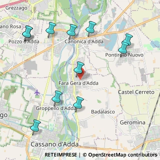 Mappa Via Pontirolo, 24045 Fara Gera d'Adda BG, Italia (2.52364)