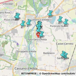 Mappa Via Pontirolo, 24045 Fara Gera d'Adda BG, Italia (1.98938)