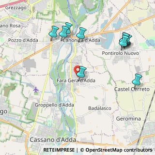 Mappa Via Pontirolo, 24045 Fara Gera d'Adda BG, Italia (2.45273)