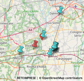 Mappa Via Pontirolo, 24045 Fara Gera d'Adda BG, Italia (6.24364)