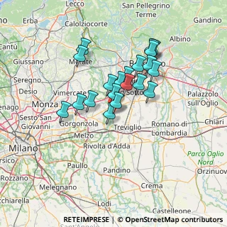Mappa Via Pontirolo, 24045 Fara Gera d'Adda BG, Italia (11.058)