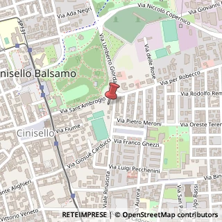 Mappa Viale Rinascita, 2, 20092 Cinisello Balsamo, Milano (Lombardia)