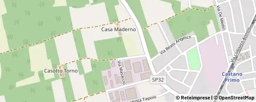 Mappa Castano Primo