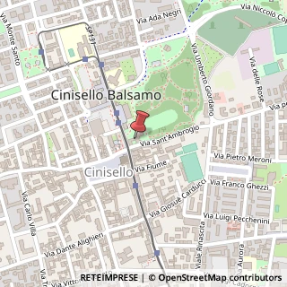 Mappa Via Giovanni Frova, 2, 20092 Cinisello Balsamo, Milano (Lombardia)
