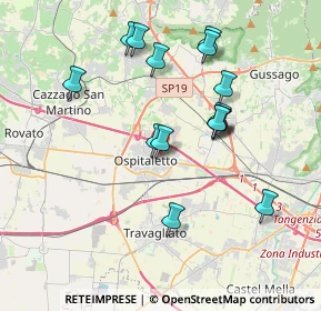 Mappa Traversa II Via IV Novembre, 25035 Ospitaletto BS, Italia (3.56933)