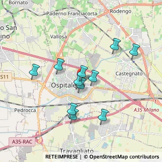 Mappa Traversa II Via IV Novembre, 25035 Ospitaletto BS, Italia (1.63091)
