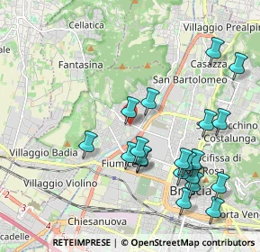 Mappa Via Crotte, 25127 Brescia BS, Italia (2.1705)