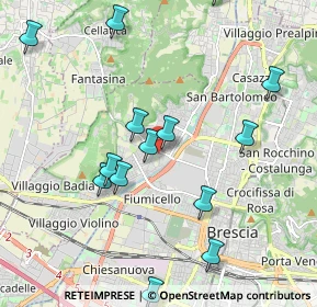 Mappa Via Crotte, 25127 Brescia BS, Italia (2.20571)