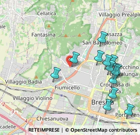 Mappa Via Crotte, 25127 Brescia BS, Italia (2.24308)