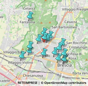 Mappa Via Crotte, 25127 Brescia BS, Italia (1.47765)