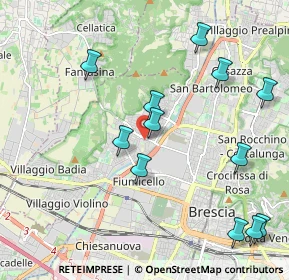 Mappa Via Crotte, 25127 Brescia BS, Italia (2.30083)