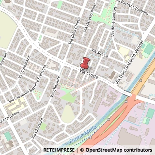 Mappa Via Crotte, 45, 25127 Brescia, Brescia (Lombardia)
