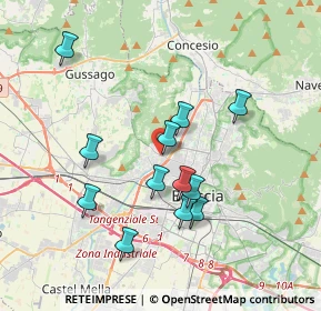 Mappa Via Crotte, 25127 Brescia BS, Italia (3.38917)