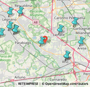 Mappa Via San Francesco, 20014 Nerviano MI, Italia (6.12438)