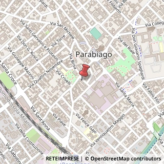 Mappa Via San Giuseppe, 29, 20015 Parabiago, Milano (Lombardia)