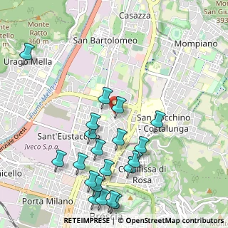 Mappa Via Fabio Filzi, 25128 Brescia BS, Italia (1.2185)