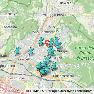 Mappa Via Fabio Filzi, 25128 Brescia BS, Italia (1.813)