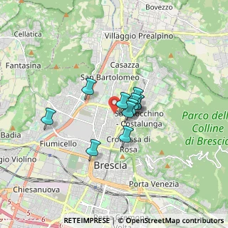 Mappa Via Fabio Filzi, 25128 Brescia BS, Italia (1.02091)