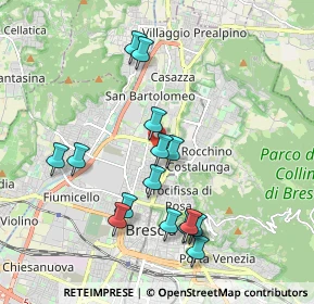 Mappa Via Fabio Filzi, 25128 Brescia BS, Italia (1.89067)