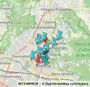 Mappa Via Fabio Filzi, 25128 Brescia BS, Italia (1.15667)