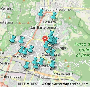 Mappa Via Fabio Filzi, 25128 Brescia BS, Italia (1.7765)