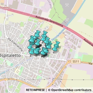 Mappa Via G. Verdi, 25035 Ospitaletto BS, Italia (0.25357)
