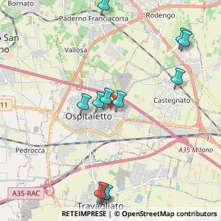 Mappa Via G. Verdi, 25035 Ospitaletto BS, Italia (2.42)