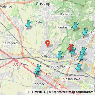 Mappa Via L. Da Vinci, 25064 Gussago BS, Italia (2.70455)