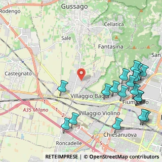 Mappa Via L. Da Vinci, 25064 Gussago BS, Italia (2.768)