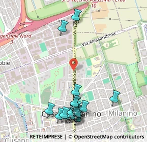 Mappa Via Adamello, 20095 Cusano Milanino MI, Italia (0.641)