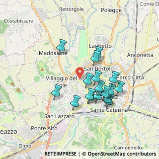 Mappa Via Monte Novegno, 36100 Vicenza VI, Italia (1.55647)