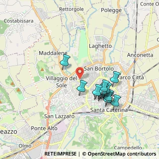 Mappa Via Monte Novegno, 36100 Vicenza VI, Italia (1.61417)